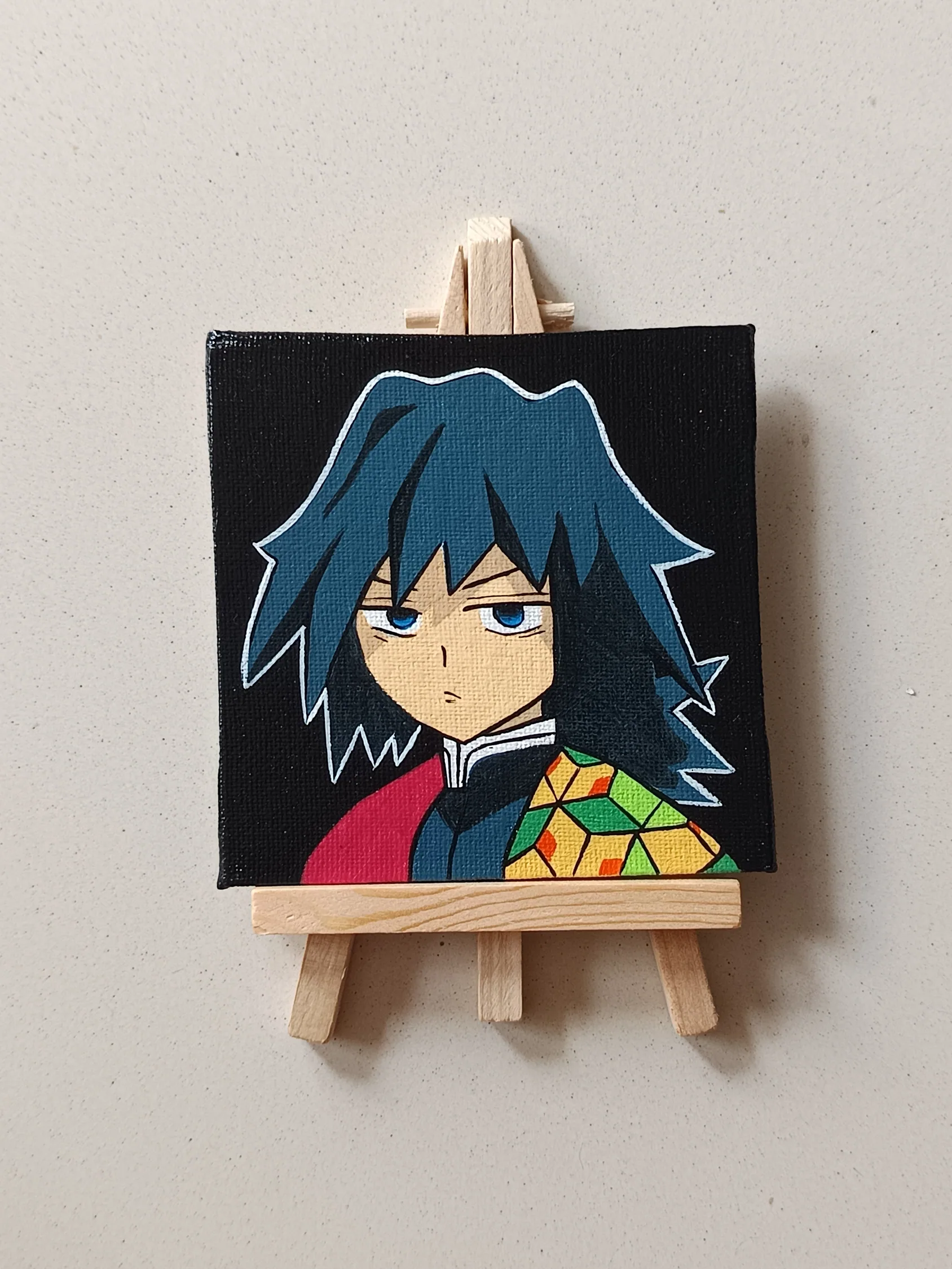 Handmade artwork image of Giyu Tomioka by Tulika Viegas