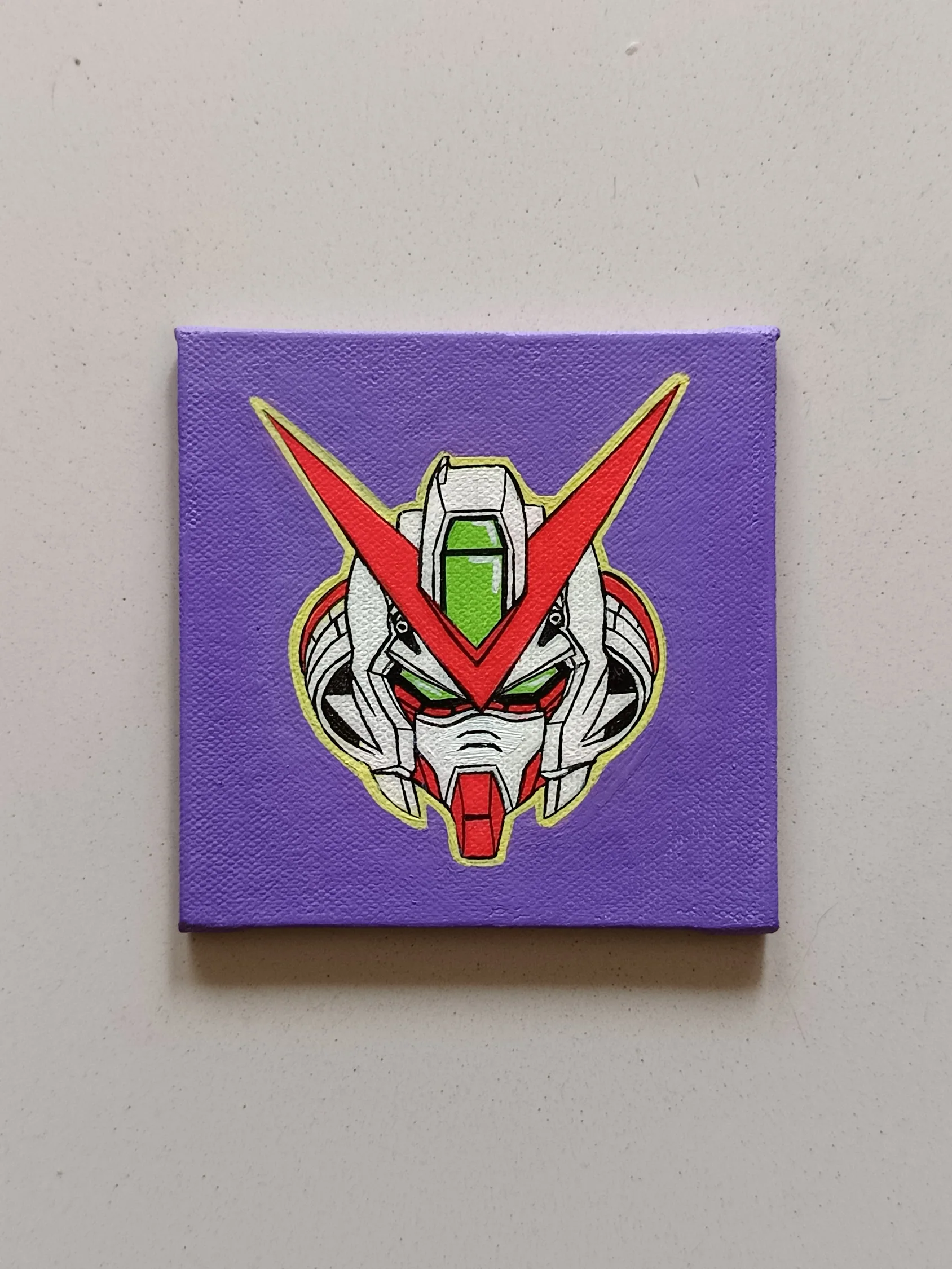 Handmade artwork image of Red Frame Astray by Tulika Viegas