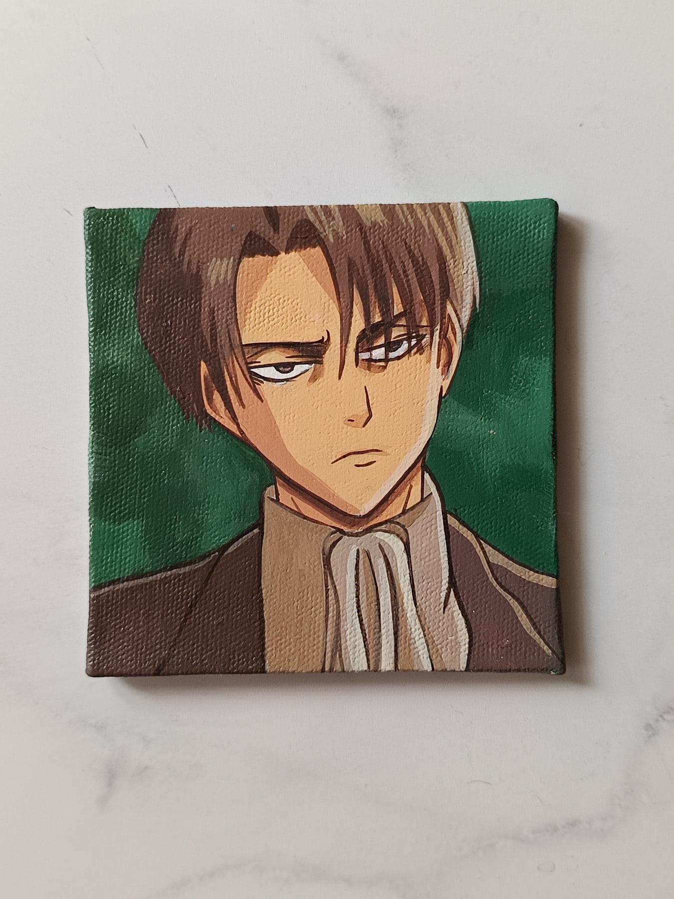 Levi Ackerman acrylic fridge magnet artwork by Tulika Viegas, front view