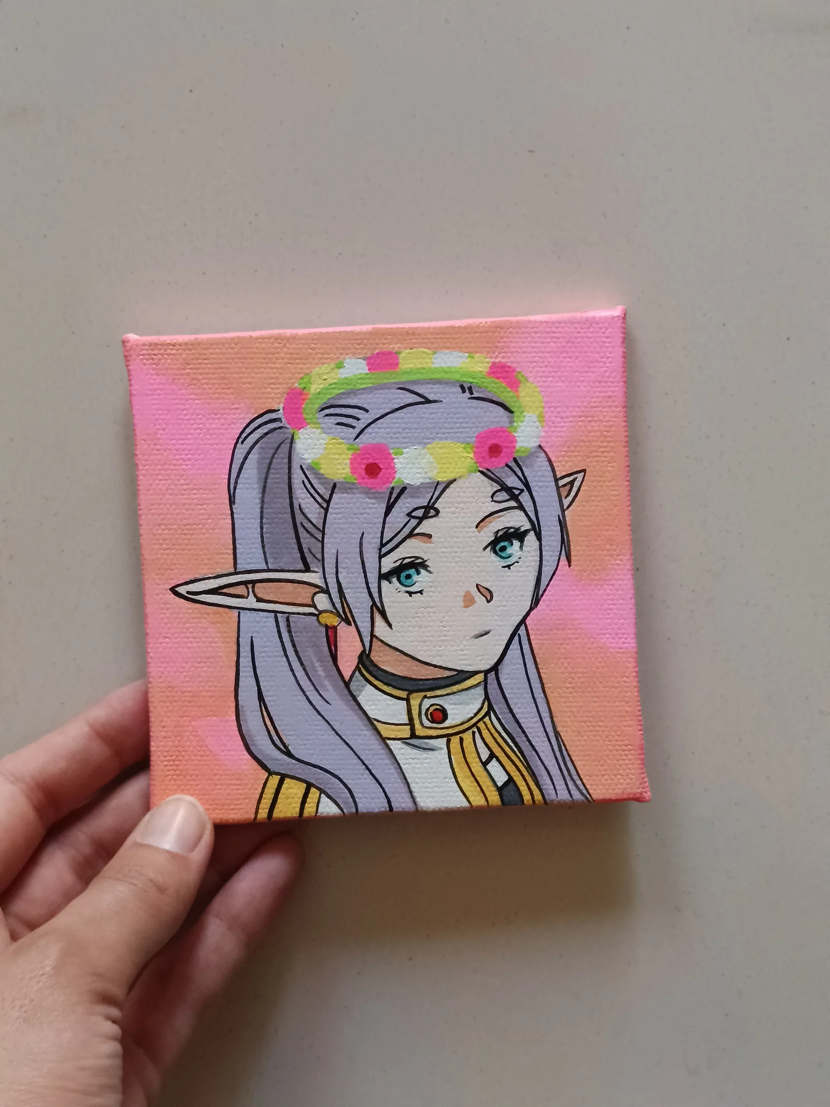 Handmade artwork image of Frieren by Tulika Viegas